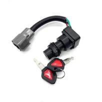 Kubota KX155/163/175/U15/U30 Excavator Ignition Switch Key Start Electric Door Lock Parts for Construction Equipment long