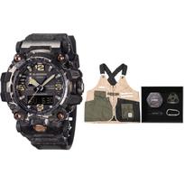 CASIO Vyriškas laikrodis MASTER OF G-LAND Serija Juodas GWG-2000CR-1APRM Crack Valley Mud King gray