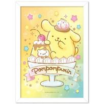 Sanrio Shining Pom Pom Purin 108-piece puzzle frame package Jigsaw Puzzle, Childrens Games, Educational Toys beige