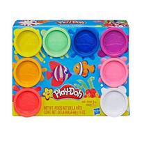 Hasbro Play-Doh Colordough New 8 pakuotės, mišrios spalvos, 530 g, Korėjos žaislų reikmenys blue