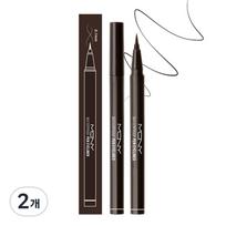 McQueen New York vandeniui atsparus pieštukinis akių kontūras 0,6 g, ruda juoda, 2 vnt. black
