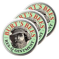 Burt's Bees Rescue Ointment 15g Multi-Balm Salve, Rescue Ointment, 3 pieces gray