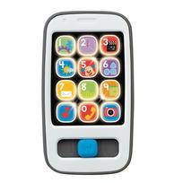 Fisher Price Talking Bilingual Smartphone Toy Toy Early Language 6 Months and Up Gray JDN18 Baby/Toddler Educational/Learning Development/Activity black