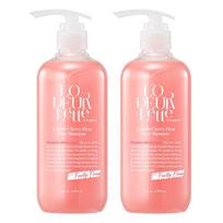Lauderette Color Fit Hair Biotin Mildly Acidic Perfume Shampoo Fruity Floral Scent, 1L, 2 Pieces white