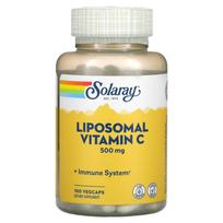 Solaray, liposominis vitaminas C, 500 mg, 100 daržovių kapsulių