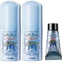 Deonature Soft Stone W Men's Deodorant Armpit Odor Antiperspirant Stick Mint 20g x 2 Sweat Odor Removal gray