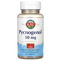 KAL, Pycnogenol, 50mg, 60 tablets
