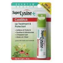 Super Lysine + ColdStick, Lip Treatment & Protectant 0.18 oz beige
