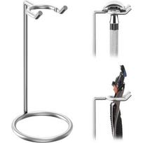 Link Idea Safety Razor Holder Shaving Brush Deluxe Men's Stainless Steel Travel 4.7 Inch Silver 12cm, high - silver, 1 piece, 1 piece white