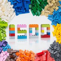 WYSWYG 1500 Piece LEGO Classic Series Basic Block Expansion Set - LEGO Compatible, 12 Colors, 14 Shapes, For 6 and Up blue