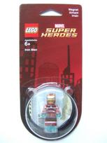 LEGO Superherojų minifigūrėlė Geležinis žmogus magnetas [Prekė] brown