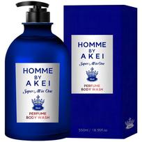 Arkay Homme Super All-in-One Body Wash Sense Pheromone Fragrance + Shower Ball Set, 550ml, 1 set blue
