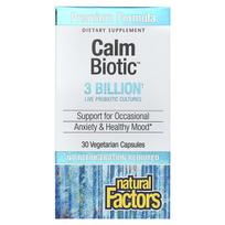 Natural Factors, Calm Biotic, 3 billion, 30 veggie capsules