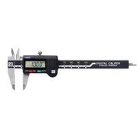 Niigata Seiki SK skaitmeninis slankmatis 100 mm su gylio matuokliu ir skaidriu kietu dėklu, įtrauktas DN-100 black