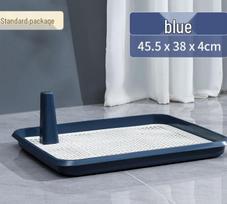 Didelis, apsaugantis nuo purslų, pastatomas, plaunamas šunų tualetas XL dydžio šunims 45.5*38*4 with Standing Post gray