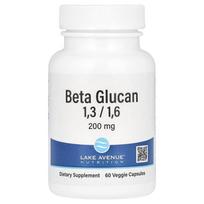 Lake Avenue Nutrition, Beta Glucan 1-3, 1-6, 200mg, 60 Veggie Capsules