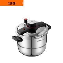 SUPOR 316L Stainless Steel 6L Pressure Cooker gray