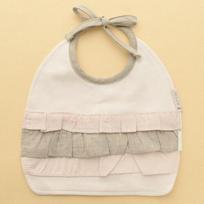 AK PLAZA Etoile frill bib/07L0-84203, FREE, PINK white