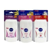 Nivea Deodorant Stick, Sweat and Odor Protection, Bright, 50ml, FREE, 1 Piece blue