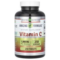 Nuostabi mityba, vitaminas C, 1000 mg, 250 tablečių