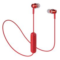 Audio Technica SoundReality Belaidės ausinės Bluetooth Nuotolinio valdymo pultas įtrauktas Raudonos RD Valdymas/Mikrofonas ATH-CKR300BT raudona