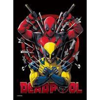 Marvel Deadpool Wolverine Jigsaw Puzzle MCU 500 Pieces, populiarus Korėjos galvosūkis gray