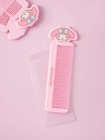 My Melody Character Stick Hair Comb - Portable Detangling Brush 1ea pink