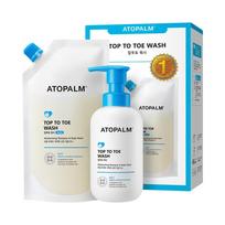 ATOPALM Specialus rinkinys nuo viršaus iki kojų pirštų plovimo 300 ml (+ Įpilkite 250 ml) blue