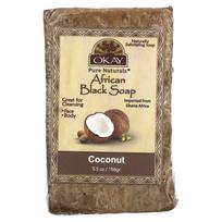 Gerai Pure Naturals, Afrikos juodasis muilas, Kokosų, 5,5 uncijos (156 g) beige