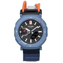 Casio Pro Trek Hiker Line Analoginis Skaitmeninis Mobiliojo Ryšio Audinio Dirželis Pilkas Ciferblatas Tough Solar PRJ-B001B-2 100M Vyriškas Laikrodis pilka