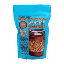 Žemės riešutų sviesto baltyminė granola, 12 oz blue