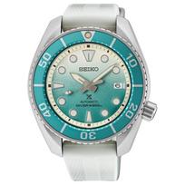 SEIKO prospex kalendorius 200 metrų atsparumas vandeniui Automatinis silikoninis dirželis 45mm vyriškas laikrodis žalias ciferblatas SPB539J1 mėlyna