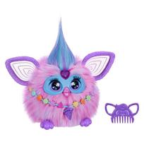 Hasbro Furby Cotton Candy Rožinės ir mėlynos spalvos interaktyvus žaislas berniukams ir mergaitėms. Yra 15 madingų animatronic elektrinių pliušinių žaislų vaikams G1639 cukraus vatos spalvos