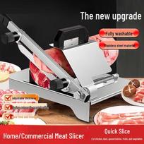 Baijie Manual Frozen Meat Slicer white