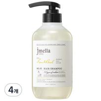 J. Mella in France Lime & Basil Hair Shampoo, 500ml, 4 pcs. white