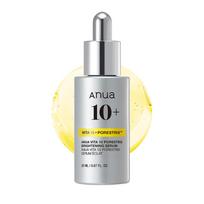 ANUA Vitamin 10 Porestrix Serum vitaminų serumas odai ir Sudėtyje yra ir Mišriai ir sausai 20ml, poros, šveitimas, tonas, skaidrumas, spindesys, gray