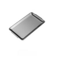 ZISIZ 304 Stainless Steel Rectangular BBQ Grill Pan gray