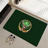 Fashion Drinks J-Jagermeister Floor Mat Eco Flannel Doormat Non-Slip Odorless Indoor Soft Short Plush Floor Rug 40x60cm gray