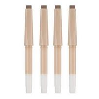 Missha] Perfect eyebrow styler replacement, light brown, 4 pcs. beige