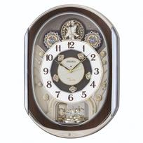 Seiko Sieninis Laikrodis Karakuri Laikrodis Radijo Laikrodis Analoginis Karakuri 40 Dainų Melodija Besisukanti Dekoracija Šviesus Auksas Perlas RE578B