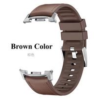 Oficialus odinis dirželis be tarpų, skirtas Samsung Galaxy Watch 8 Classic 46MM, juosta Galaxy Watch 8 40MM 44MM, apyrankės priedai Watch 8 Classic 46mm ruda