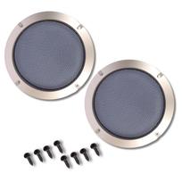 ENN LLC 66/95/124/153/184/225/274mm Automobilio garsiakalbio grotelių rinkinys iš 2 vnt. (Auksas, 124mm) auksas