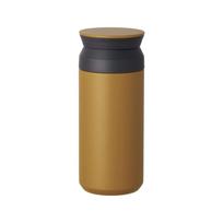 KINTO kelioninis stiklainis 350 ml Coyote vakuuminis dvigubos struktūros HeatCold Effect 20937 brown