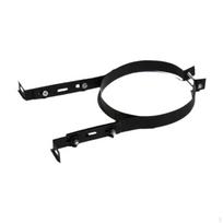 Kamino Laikiklis Vamzdžio Laikiklis Atrama Nerūdijančio Plieno Židinio Įranga Šiluma 12cm black