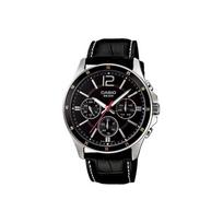 CASIO G Shock MTP 1374L 1A MTP-1374L-1A Black Dial Regular Box black
