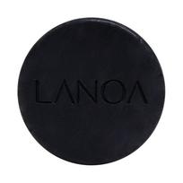Charcoal sebum care/oily skin/grease removal cleansing soap, 2 pieces black