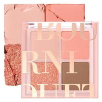 Bouquet Garni Mood Blending Eyeshadow Palette 6.9g, 02 Peach Dreaming, 1 piece beige