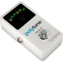 TC Electronic Polytune 3 Guitar Pedal Tuner white