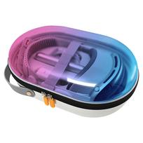 AWINNER kietas nešiojimo dėklas, skirtas Apple Vision Pro priedams VR ausinėms su elitiniu dirželiu, labai aptakus dizainas kelionėms (Gradientas Rožinė)
