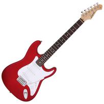 Legend Elektrinė gitara CA Candy Apple Red Strat Tipo Minkštas dėklas įeina LST-Z red
